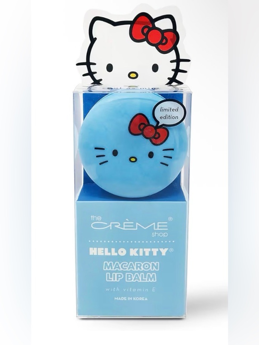*BUY NOW* The Crème Shop x Hello Kitty Macaron Lip Balm - Cool As Mint